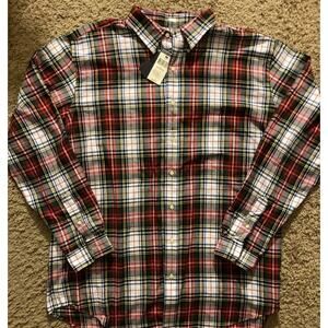 Ralph Lauren Classic Fit Plaid Flannel Shirt Mens Large